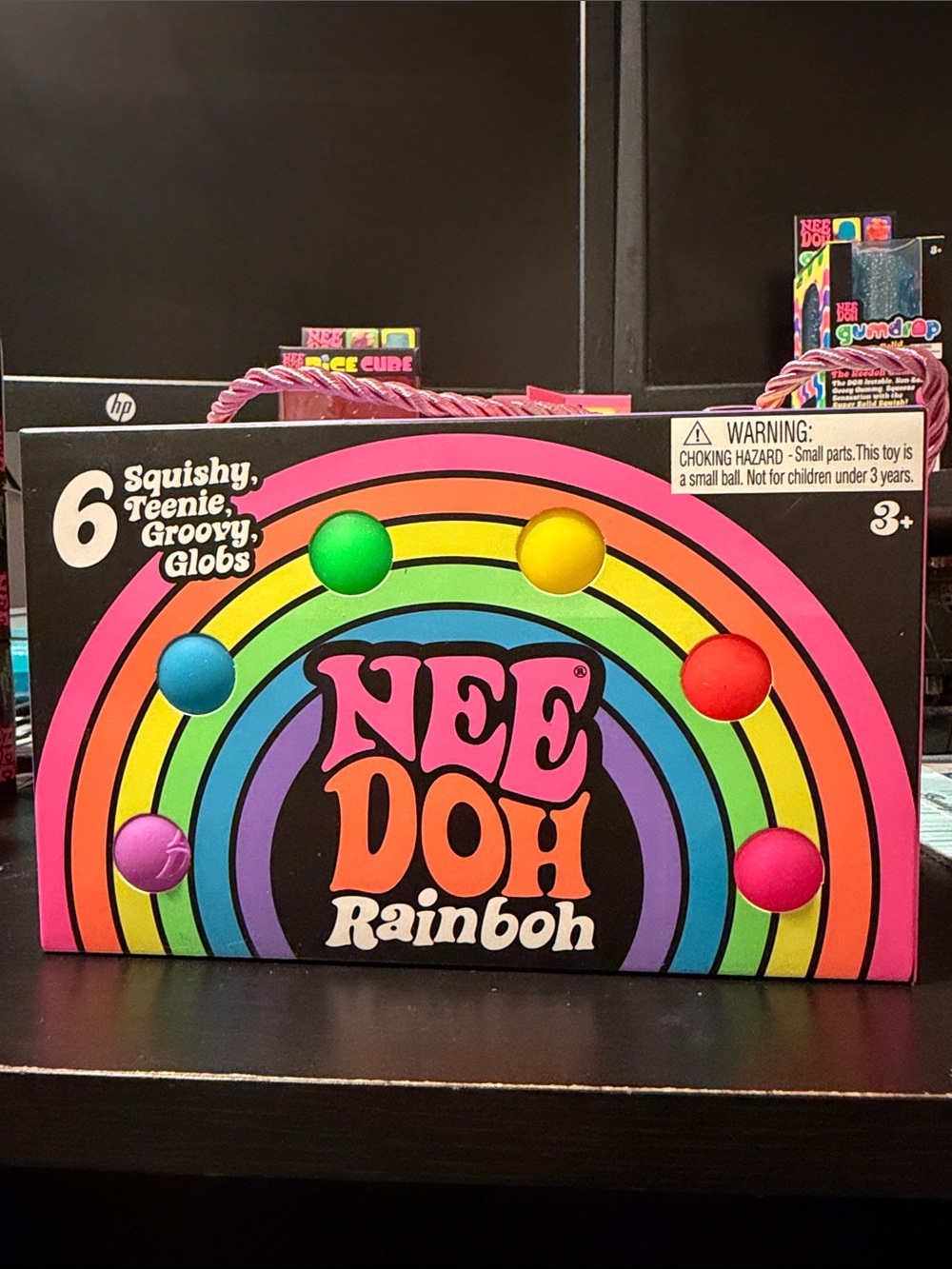 NeeDoh Rainboh - Multicolor. Authentic. Squishy, Teenie, Groovy Globs. Viral!